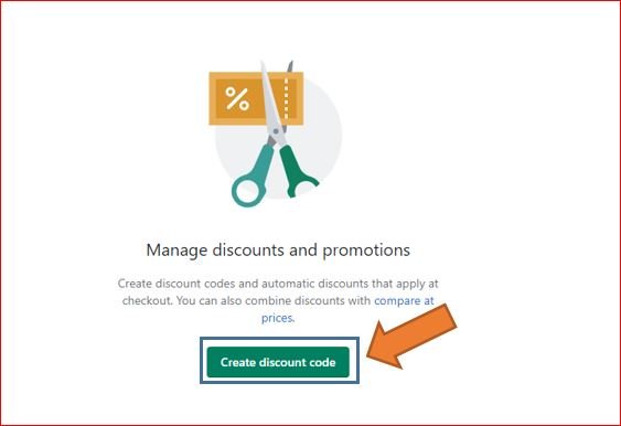 How to create coupons and discount codes step-2