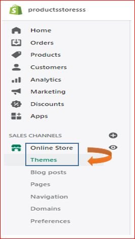 How to use theme settings for store design and functioning step-1