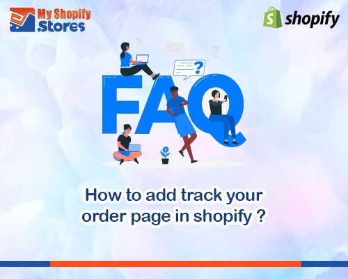 add track your order page shopify